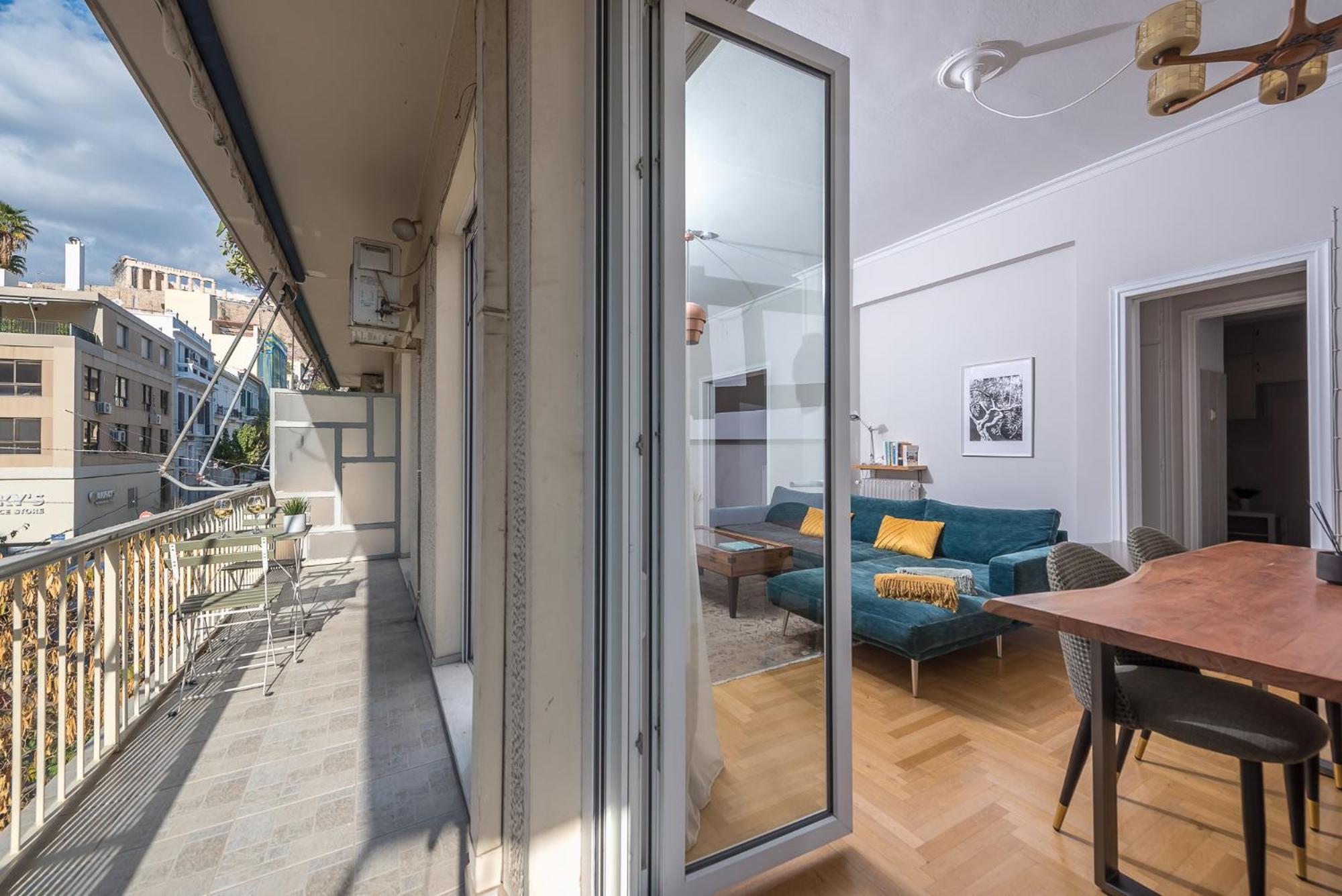 Spacious 2Bds Apt With Acropolis View In Center Athen Eksteriør bilde